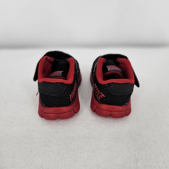 Vtg Nike Black And Red Free Trainer 3.0 Baby‎ Sneakers Boys Shoes Size 4C - Picture 4 of 8